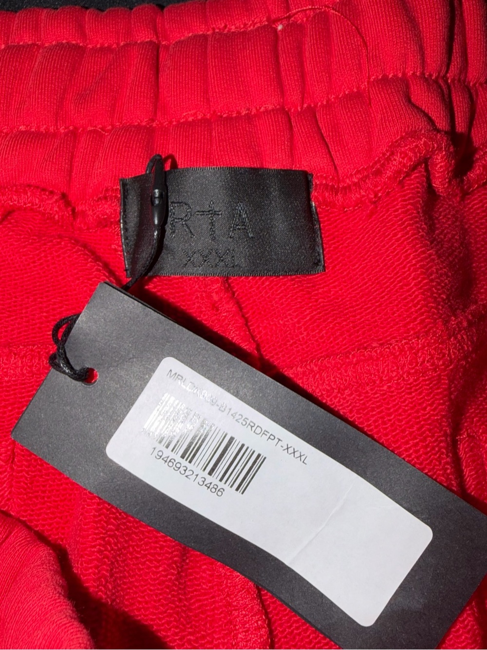 RTA Red Sweatpants - Picture 5 of 5